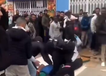 Earlier this week, violence erupted outside a registry centre in Murcia, a city on Spain's southeastern coast