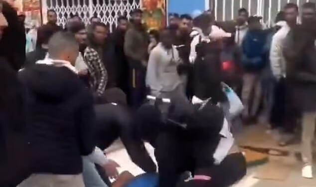Earlier this week, violence erupted outside a registry centre in Murcia, a city on Spain's southeastern coast
