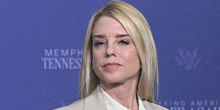 President Donald Trump has fired Attorney General Pam Bondi, seen in a March 23 photo.