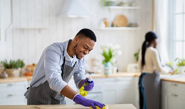 A chemical ingredient present in hundreds of disinfectant sprays marketed in the UK, including major brands like Lysol and Clorox, has been tied to a range of debilitating respiratory illnesses (stock photo)