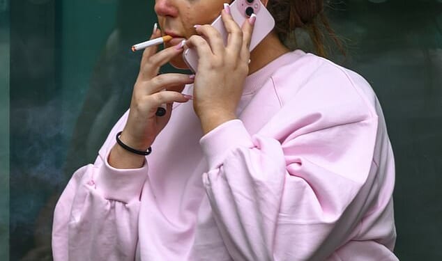 Edmond Haxhia was accused of being part of a surveillance team with other Britons, Harriet Bridgeman, 28, Thomas Mithan, 35, and Steven Hunt, 50, who are all from Bristol, and Harry Simpson, 33, from south London. Pictured: Bridgeman outside a court in London