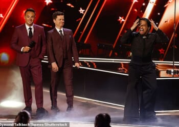 Britain's Got Talent singer Matty Juniosa won his second Golden Buzzer during Saturday's show as he joined Anastasiia and dog Salsa in the final - but fans claimed it was ruined