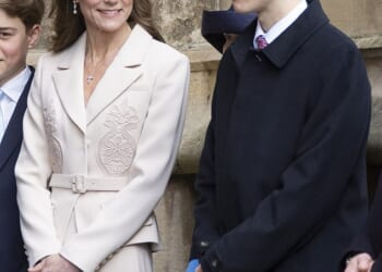 The Princess of Wales and James, Earl of Wessex, attend the 2026 Easter Matins Service at St George's Chapel on April 5, 2026
