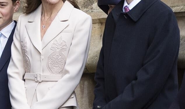 The Princess of Wales and James, Earl of Wessex, attend the 2026 Easter Matins Service at St George's Chapel on April 5, 2026