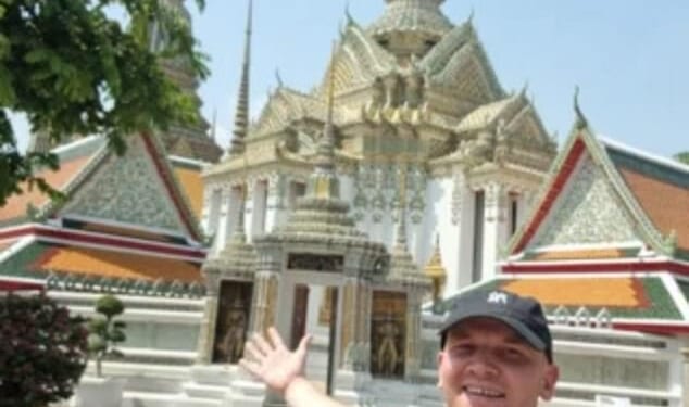 Rory McColl, 37, flew into Bangkok on March 9 for a 12-day trip but was arrested on his first night out after bar staff alerted police