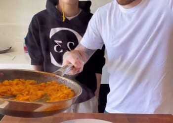 Brooklyn Beckham is mocked in his latest cookery video for 'boiling some pasta' as fans notice he's hanging on to his favourite £220k watch gifted by dad David