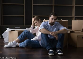 Never again: Two thirds of homebuyers say the experience of buying and selling a house has put them off moving in the future