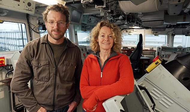 Hosts JJ Chalmers and Kate Humble were given unprecendented behind the scenes access to the Royal Navy in the documentary