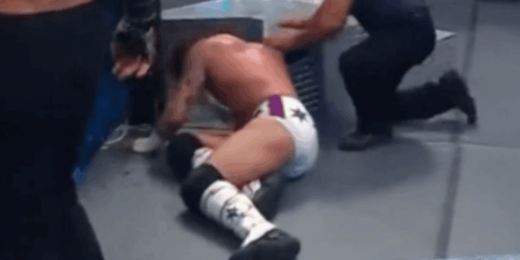 CM Punk caught BLOODYING himself during Roman Reigns WrestleMania loss and FAINTS after the match