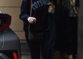 Carol Kirkwood looked in great spirits as she stepped out after her final BBC Breakfast show - despite Naga Munchetty's brutal parting dig at her