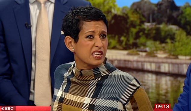 Naga couldn't help but have one final jokey dig at Carol before she headed off, as the pair have been known to exchange humorous blows on our screens over the years