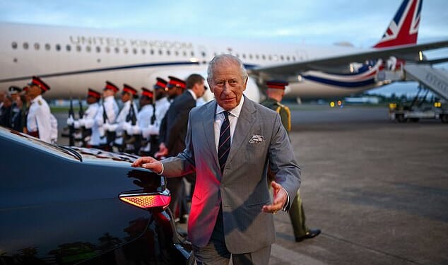 King Charles arrived in Bermuda on Friday, just hours after wrapping up a whirlwind four-day state visit to the United States