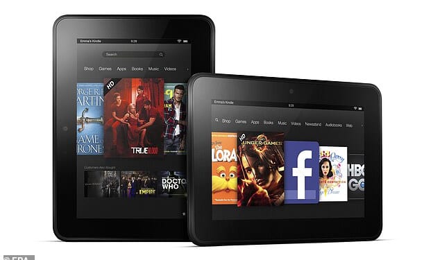 Amazon will also cut support for Kindle Fire tablets, including the Kindle Fire HD (pictured), which was released in 2012