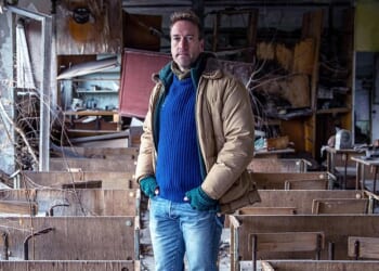 Channel 5's new documentary Inside Chernobyl with Ben Fogle (pictured) will give viewers 'privileged access to the doomed Control Room 4 where the disaster first began to unfold'