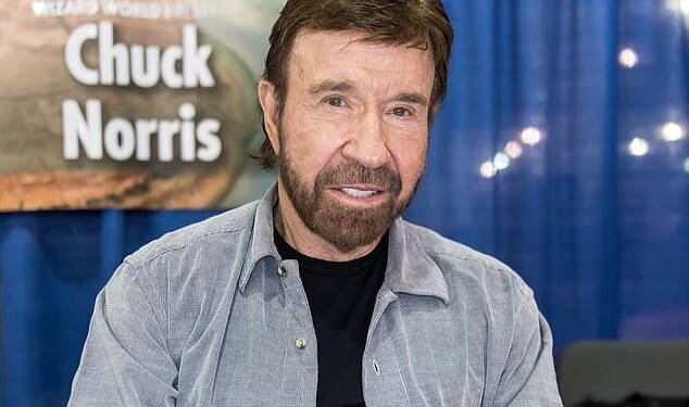 Chuck Norris' family has been left furious over A.I. videos sharing 'false' information following the star's death nearly two weeks earlier; seen in 2017 in Philadelphia