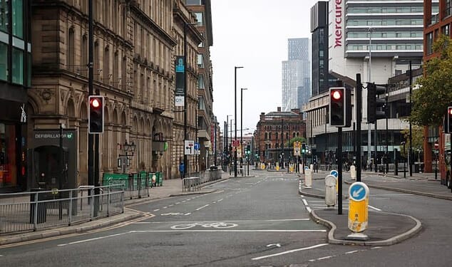 Emergency services were called to Portland Street around 5.45am, where they found the man unconscious