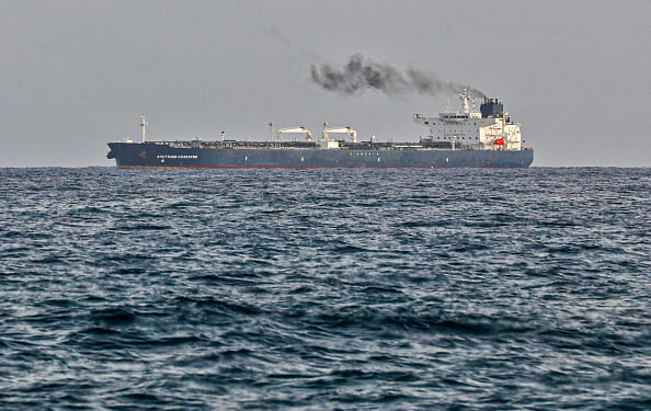 An oil tanker crosses the Matanzas, northwestern Cuban port on March 31, 2026.