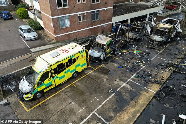 The latest arrest came after an arson attack on volunteer-led Jewish community ambulances were set alight in Golders Green
