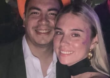 Mariano Robles, 28, and Solana Albornoz, 32, were found dead in each other's arms after becoming trapped in their car