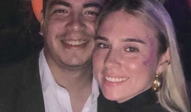 Mariano Robles, 28, and Solana Albornoz, 32, were found dead in each other's arms after becoming trapped in their car