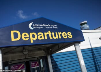 The crew on the flight considered whether to turn the flight around and return to East Midlands Airport