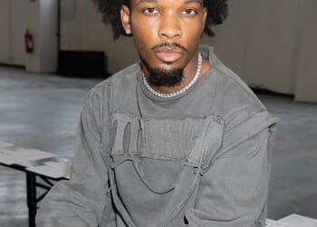 Murder suspect D4vd was transferred to the LA County Men's Central Jail on Monday night; pictured in March 2025