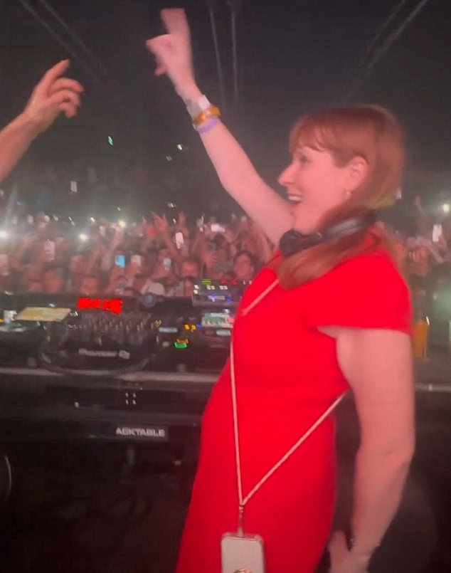 Angela Rayner was spotted busting her moves during a wild night out in Ibiza in 2024 in a clip filmed by actress Denise van Outen