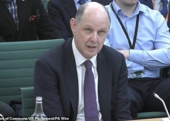 Sir Philip Barton, the former head of the Foreign Office, before the Foreign Affairs Committee