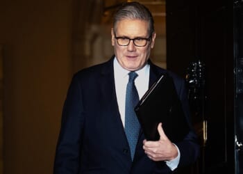 Prime Minister Sir Keir Starmer leaving 10 Downing Street, London, after his announcement in February that he wouldn't be resigning