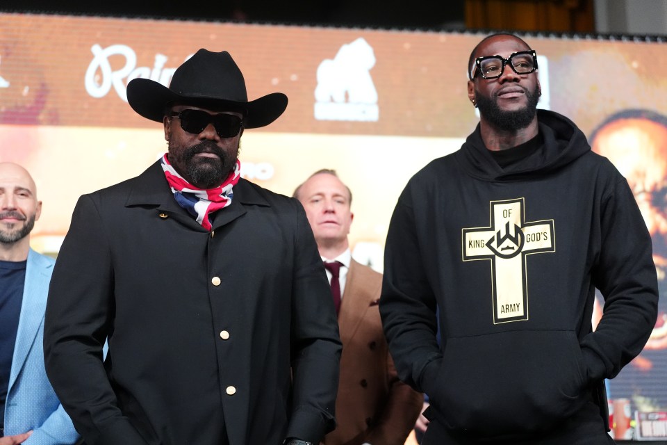 Derek Chisora v Deontay Wilder - Press Conference - Thursday April 2nd