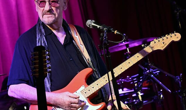 Dave Mason, the lead singer and co-founder of Traffic, has died at the age of 79; Pictured performing at City Winery in March 2024 in Atlanta, Georgia