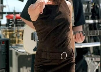 David posted a picture of Victoria from the Spice Girls' 1996 Say You'll Be There music video - the first time she caught his eye and he fell in love with her. She wore a skintight PVC outfit