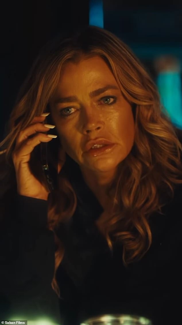 Richards' character was stressed out and close to tears