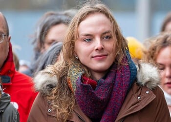 Beth Upton (pictured) who was embroiled in a changing room row in the UK is now in Australia