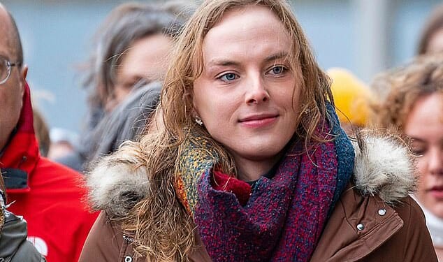 Beth Upton (pictured) who was embroiled in a changing room row in the UK is now in Australia