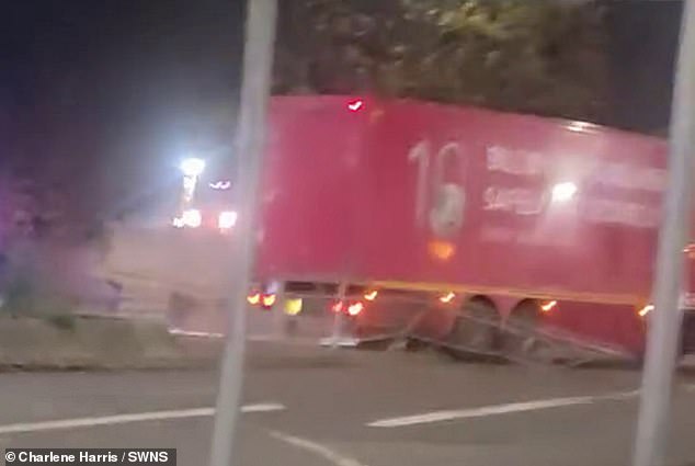 He brought havoc onto the roads around Willenhall, with his rampage only stopped by a Royal Mail lorry placed by the police