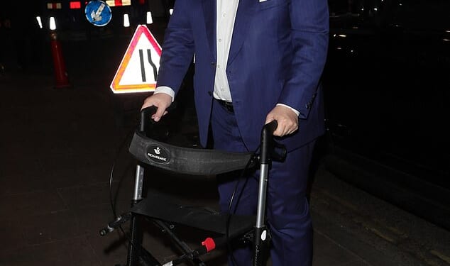 Eamonn Holmes was rushed to hospital earlier this week after suffering a suspected stroke (Pictured in March)