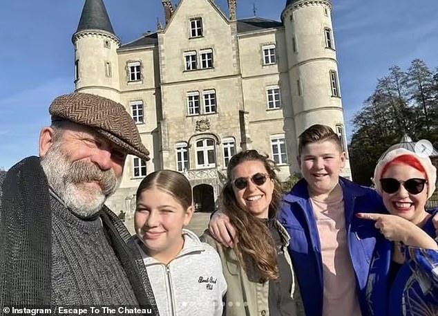 However last year, Dick and Angel Strawbridge enjoyed a heartwarming reunion with one of their longtime crew members (third left), as they prepare to make a return to TV