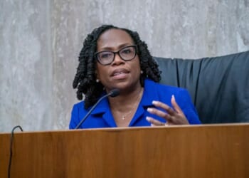 Justice Ketanji Brown Jackson gives joint lecture at the U.S. Courthouse on March 9, 2026.