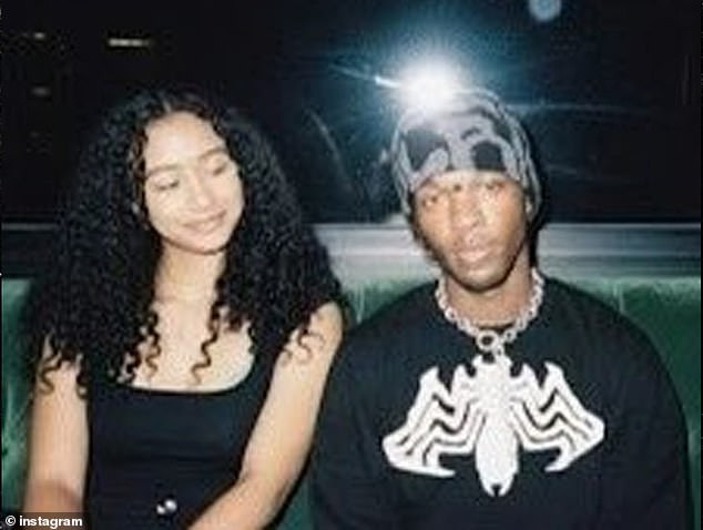 D4vd and the late teen are seen in a picture that is believed to have been taken in May 2024
