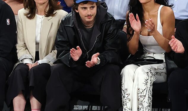 Timothee Chalamet has felt the vitriol of some fans on social media, who called him a 'jerk' for 'manspreading' next to Tina Fey at Tuesday's New York Knicks game alongside Kylie Jenner