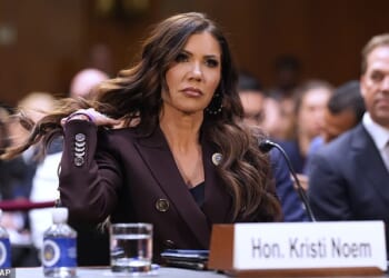 The former Homeland Security secretary has continued living in a guarded waterfront residence on a Washington, DC military base, which she was granted during her tenure in Trump's cabinet