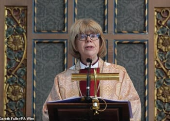 The Archbishop of Canterbury called for prayers to bring an 'end to the violence and destruction in the Middle East' during a service on Easter Sunday