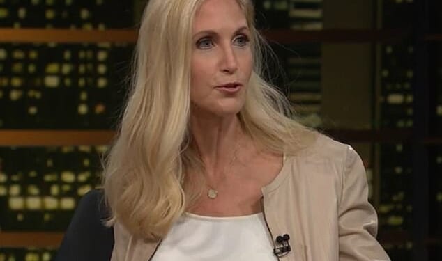 Ann Coulter, 64, accused Donald Trump of overseeing in 'war crimes' in Iran on social media Sunday Sunday