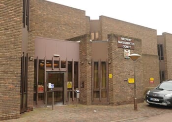 Four Romanian men and teenagers along with one British boy have been charged in connection with the rape of a teenage girl in Kent (Pictured: Medway Magistrates’ Court)