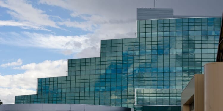The glass architecture of the National Security Sciences Building at Los Alamos National Laboratory is seen in a 2013 file photo. Some of the missing NASA-connected researchers were involved in projects at Los Alamos, known for its role in creating the atomic bomb.