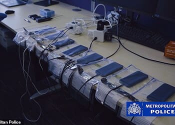 The Met's investigation recovered a plethora of stolen phones from the organised crime group