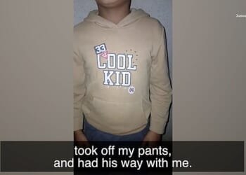 'He took me to the restrooms and undressed me, took off my pants and had his way with me. I started to scream and then I cried,' the boy recounted