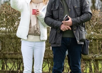 Geri Halliwell and her husband, Christian Horner , enjoyed a day out at the Point-to-Point races in Worcestershire on Thursday