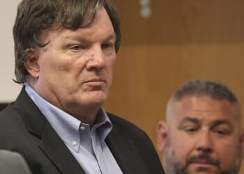 Rex Heuermann at his first court appearance at Arthur Cromarty Court Complex in Riverhead after his July 2023 arrest